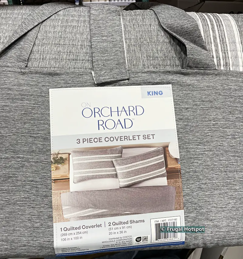 Orchard Road Coverlet | Costco | 1727182 or 1727180