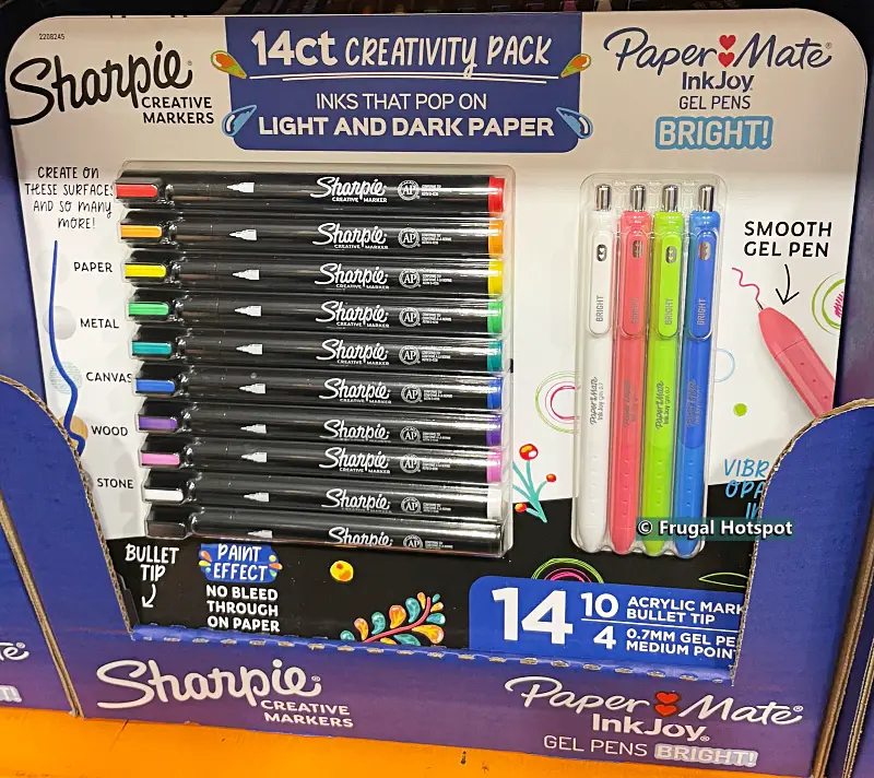 Sharpie Creative Markers and PaperMate InkJoy Gel Pens | Costco