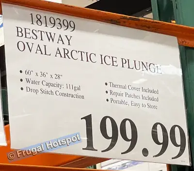 Bestway SaluSpa Arctic Ice Cold Plunge Bath | Costco Price