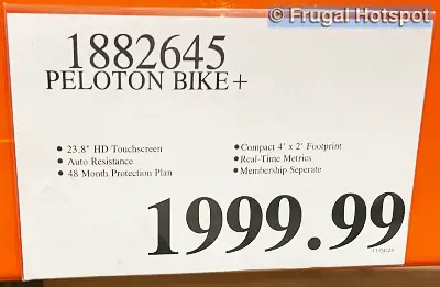 Peloton Bike | Costco Price | Item 1882645