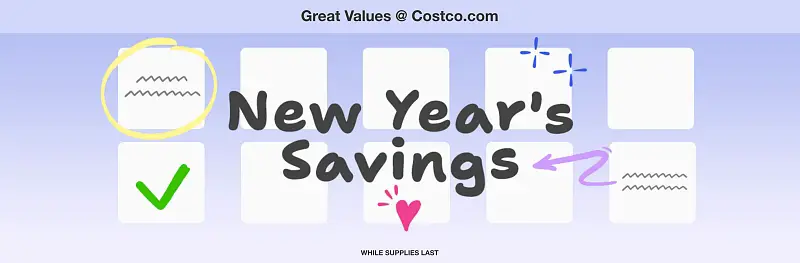 Costco dot com new years day sale 2025